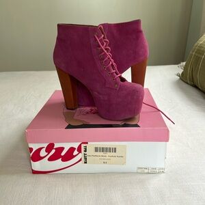 JEFFREY CAMPBELL LITA FUCHSIA